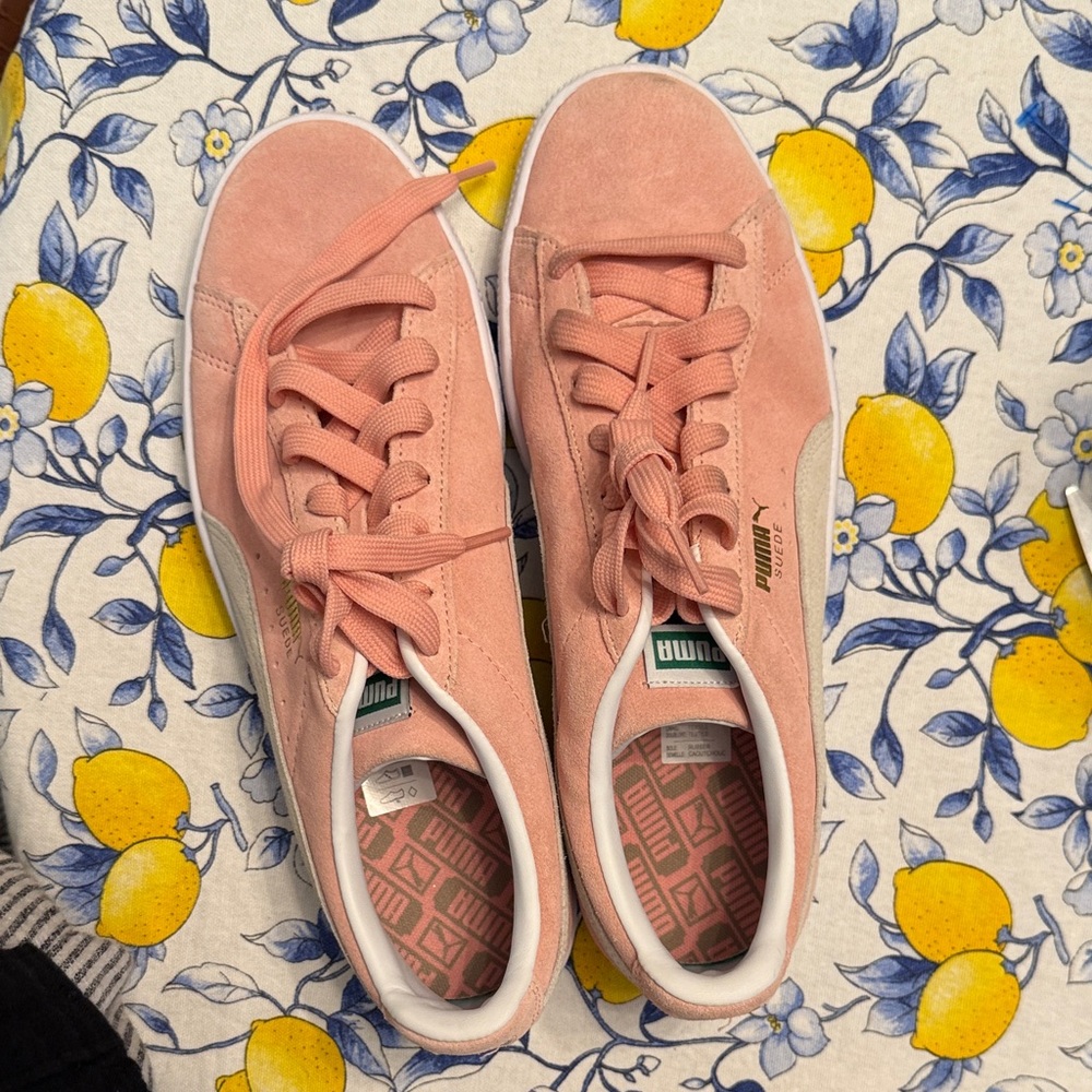 PUMA Women's Blush Suede Sneakers